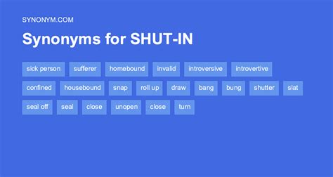 synonyms of shut|Shut Synonyms: 34 Synonyms and Antonyms for Shut.